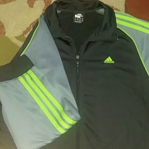 Adidas zip up jacket with pockets